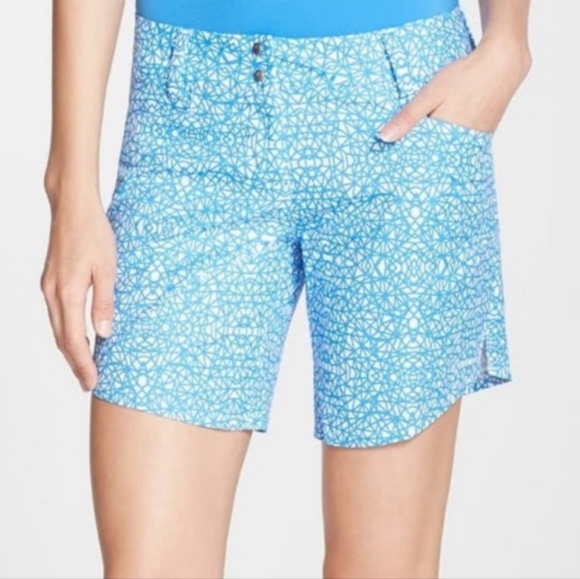Adidas Deco print Golf Shorts - Picture 8 of 8